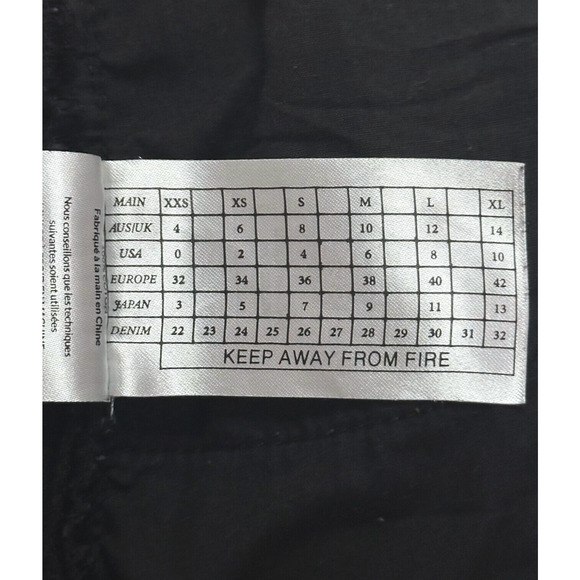 ONE TEASPOON HAWKS Relaxed Jean Shorts High Rise Twisted Cuff Ripped Black 26 - Picture 9 of 10